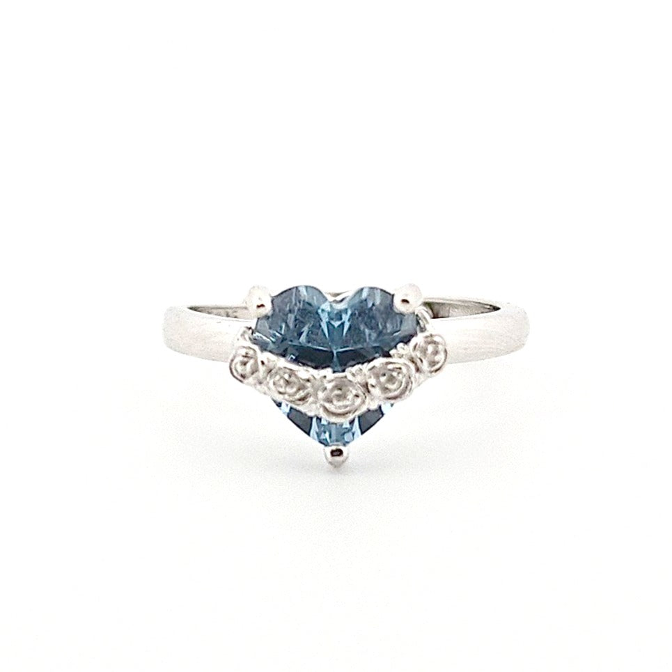 Immaculate Heart of Mary Blue ring image 0