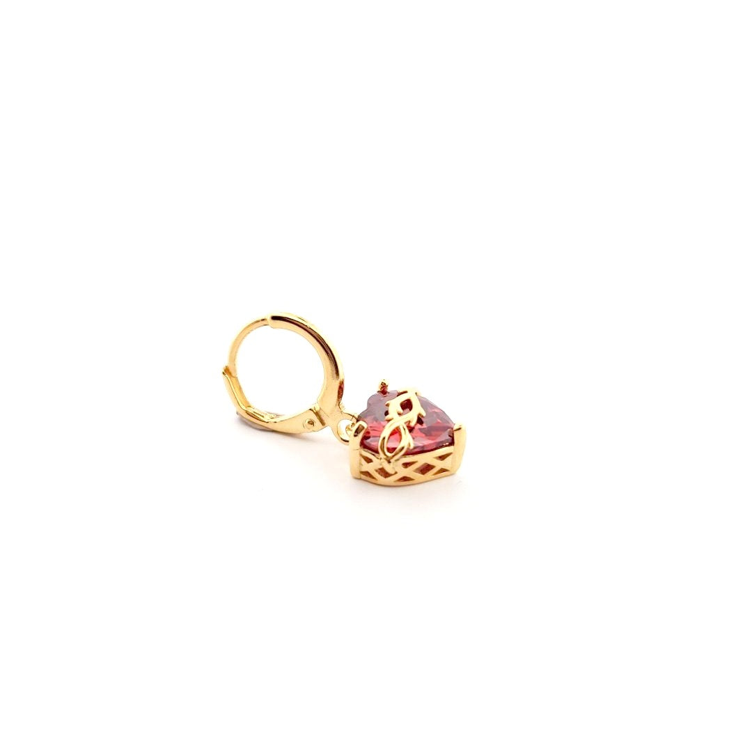 Sacred heart Drop earrings | GLP image 1