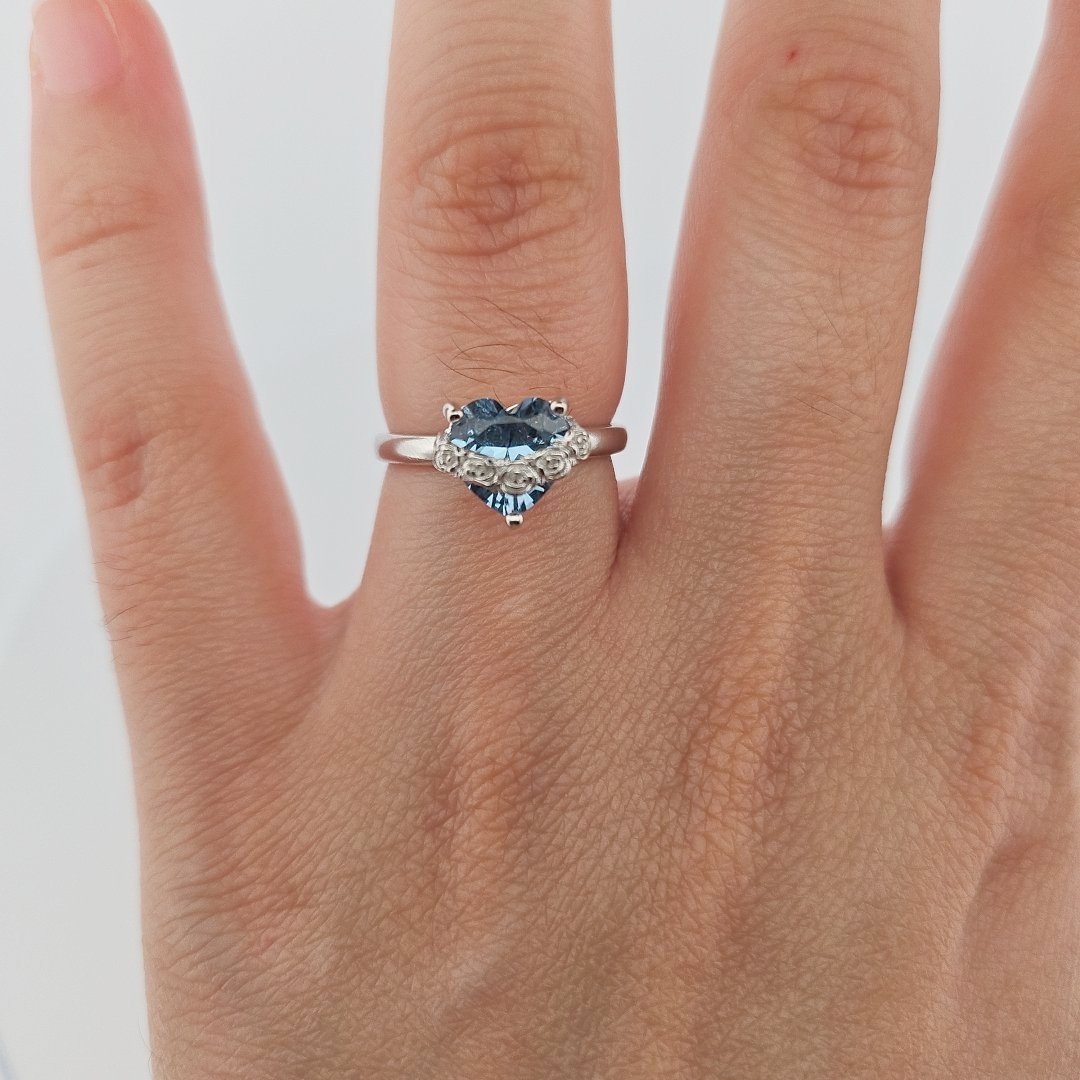 Immaculate Heart of Mary Blue ring image 4