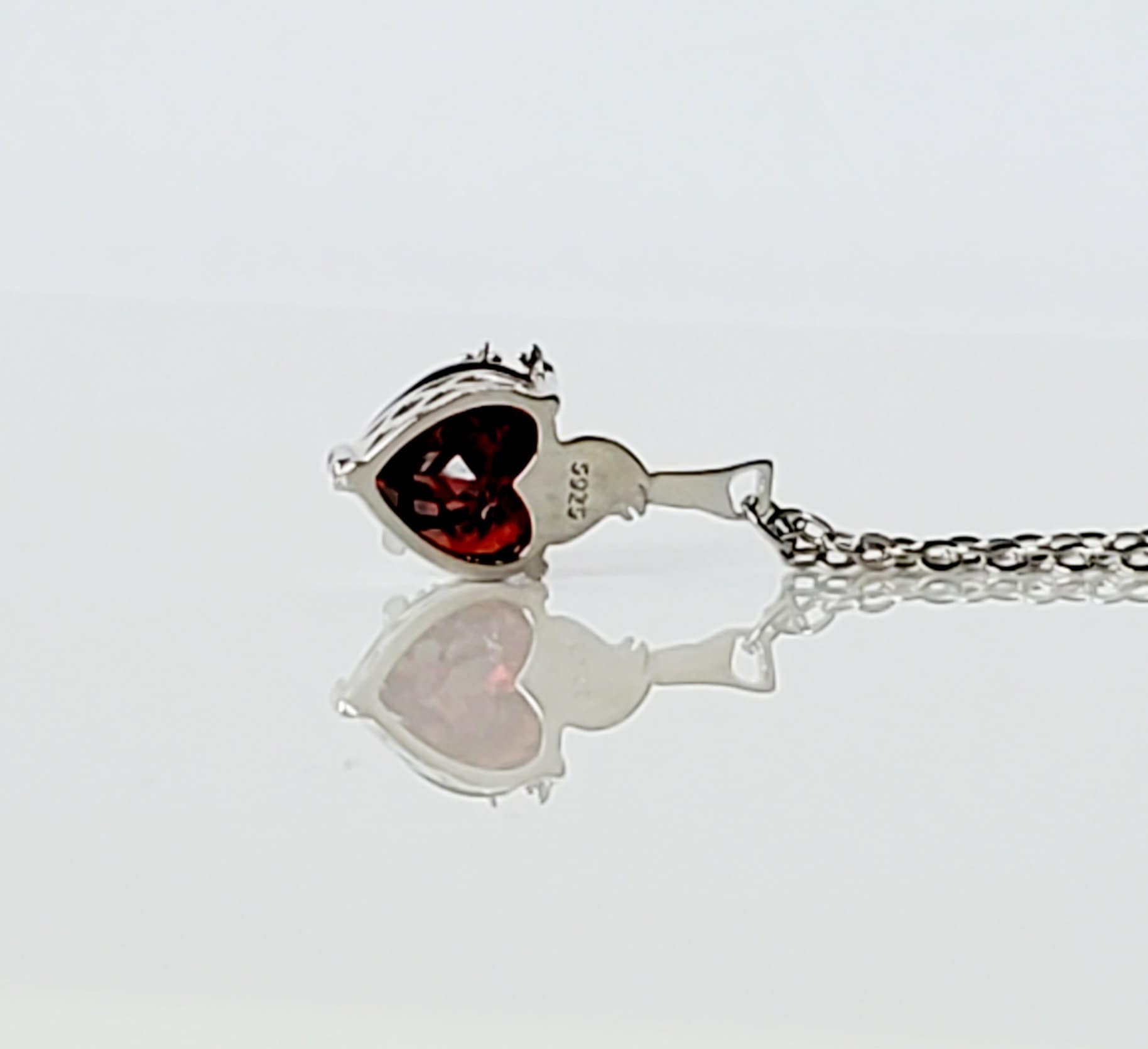 Chaste Heart of St. Joseph necklace | silver image 2