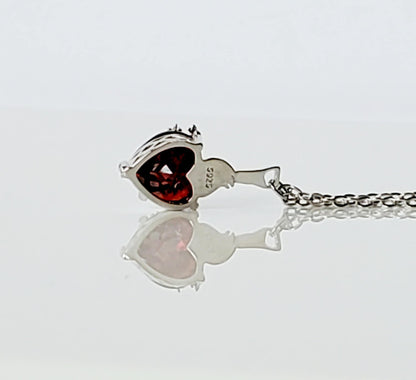 Chaste Heart of St. Joseph necklace | silver image 2