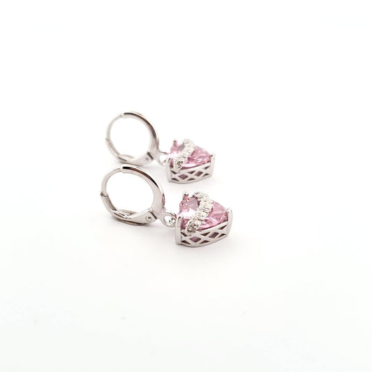 Immaculate Heart Drop earrings | silver image 0