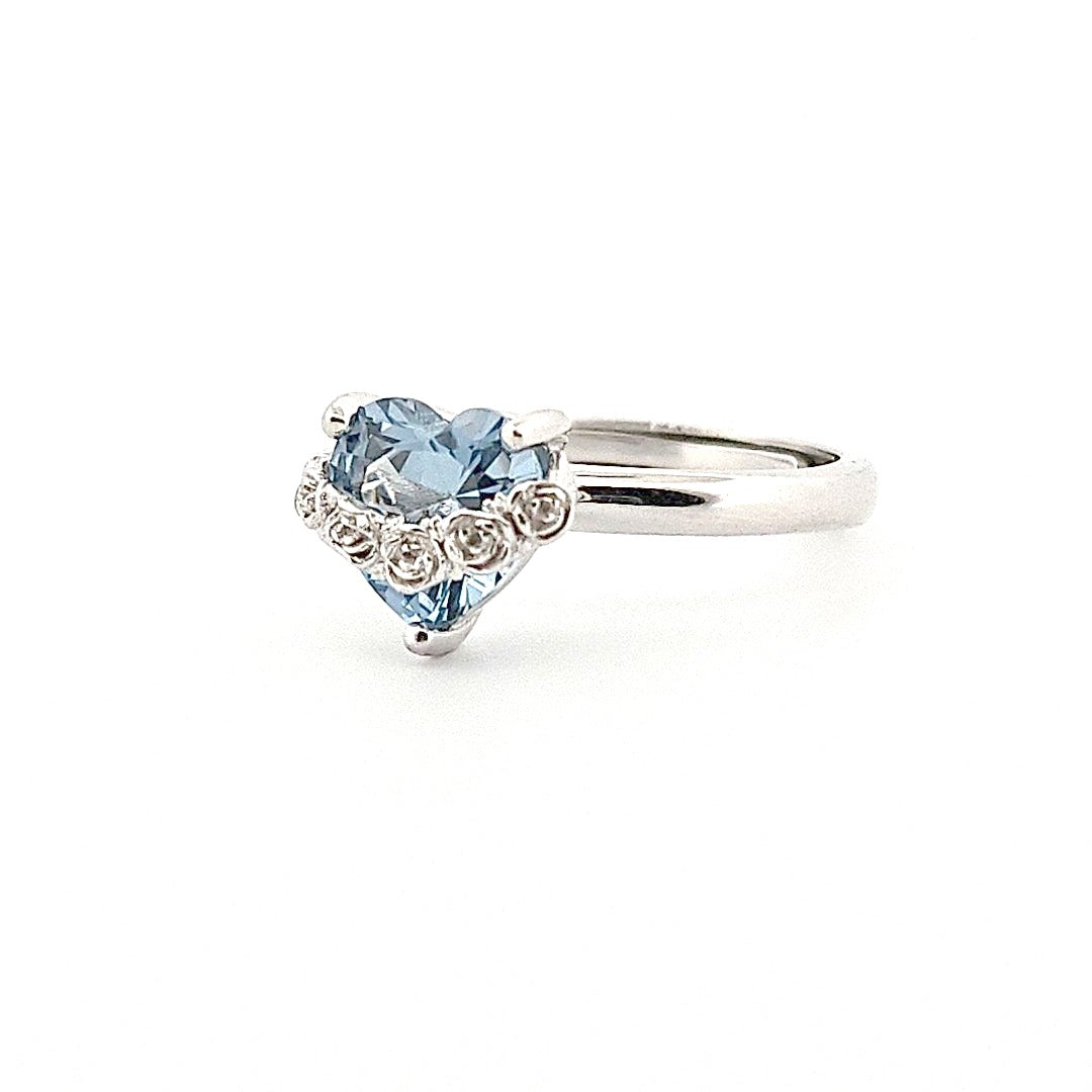 Immaculate Heart of Mary Blue ring image 1