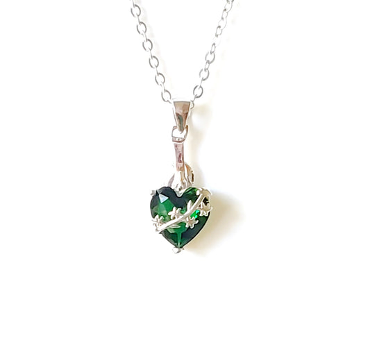 Chaste Heart of St. Joseph necklace silver image 0