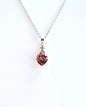 Sacred heart of Jesus silver necklace image 0