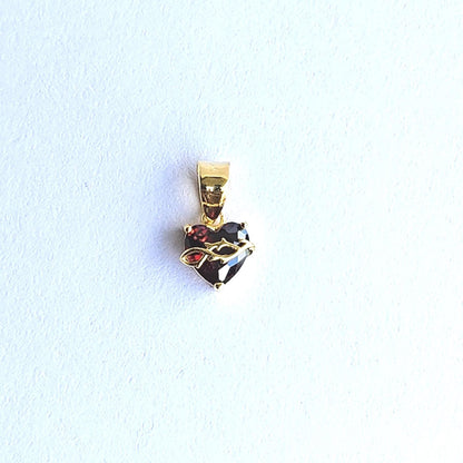 Sacred Heart 12 Stones | BirthStones | 12 Apostles stones | Exodus 28 | 12 Tribes of Israel |  Garnet